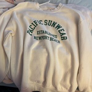 Pacsun white crewneck